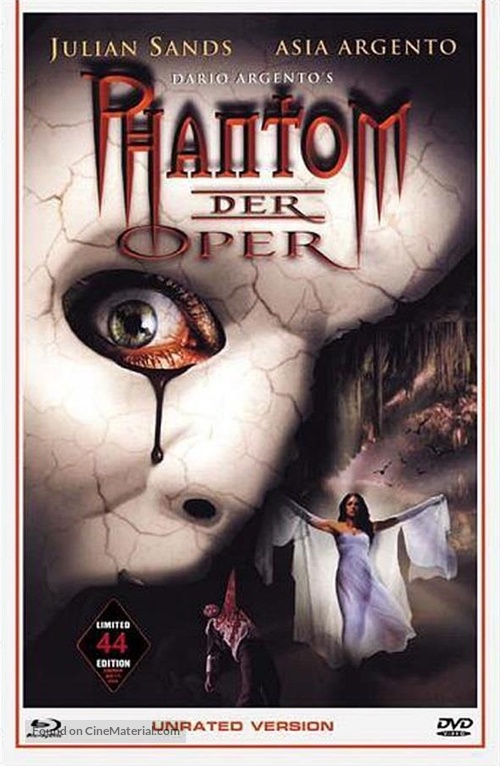 Il fantasma dell&#039;opera - German Blu-Ray movie cover