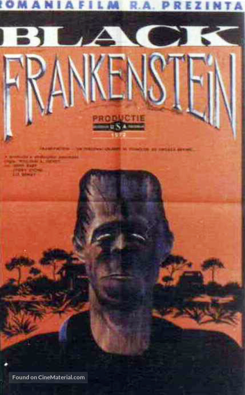 Blackenstein - Romanian Movie Poster