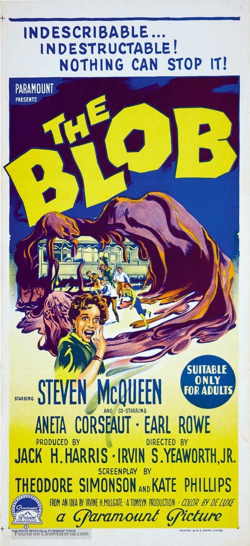 The Blob - Australian Movie Poster