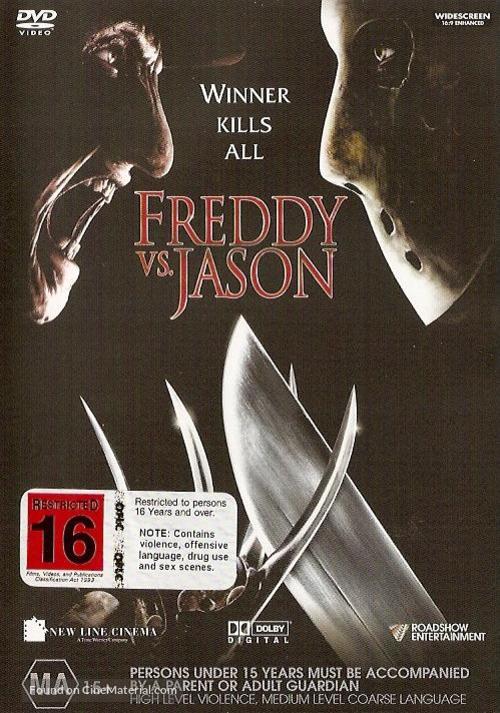 Freddy vs. Jason - New Zealand DVD movie cover