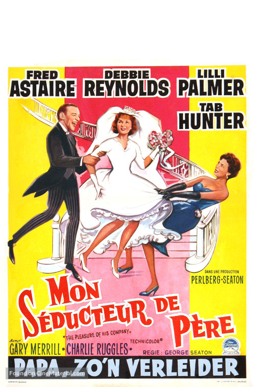 The Pleasure of His Company - Belgian Movie Poster