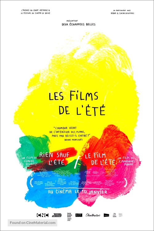 Le film de l&#039;&eacute;t&eacute; - French Movie Poster