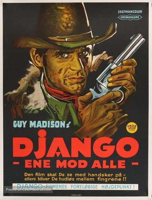 Il figlio di Django - Danish Movie Poster