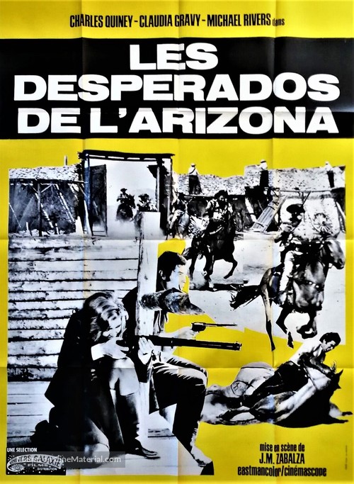 Los rebeldes de Arizona - French Movie Poster