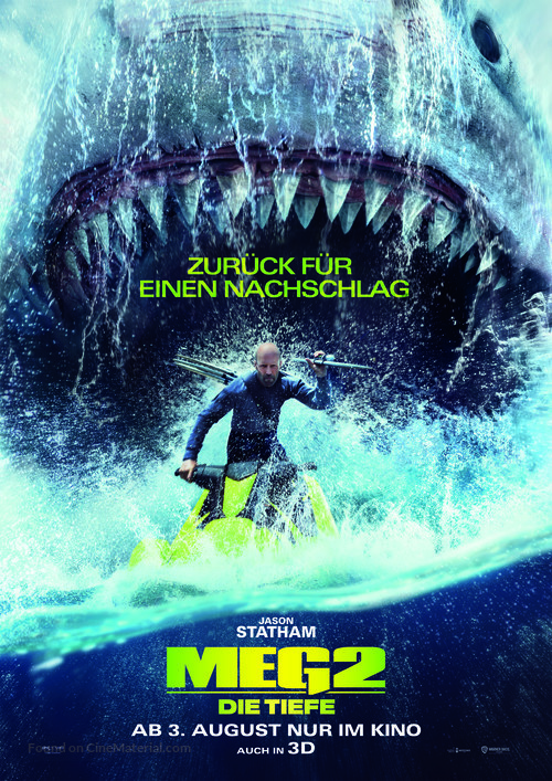 Meg 2: The Trench - German Movie Poster