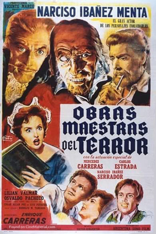 Obras maestras del terror - Argentinian Movie Poster