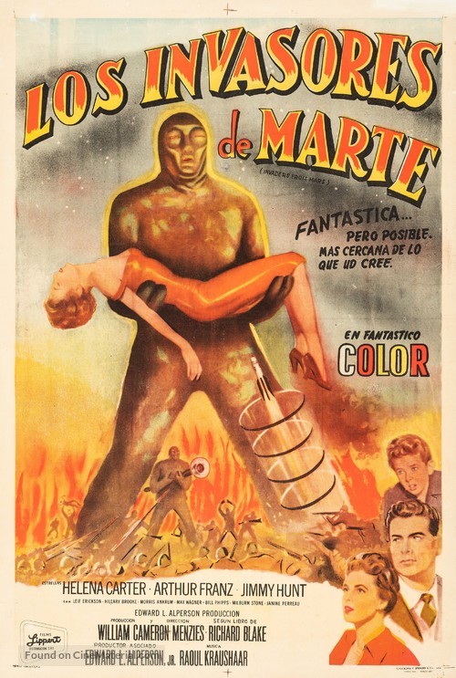 Invaders from Mars - Argentinian Movie Poster