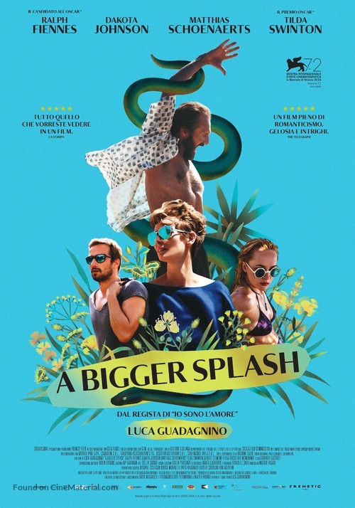 A Bigger Splash - Swiss Movie Poster