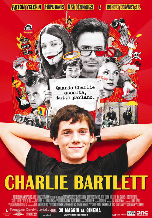 Charlie Bartlett - Italian Movie Poster