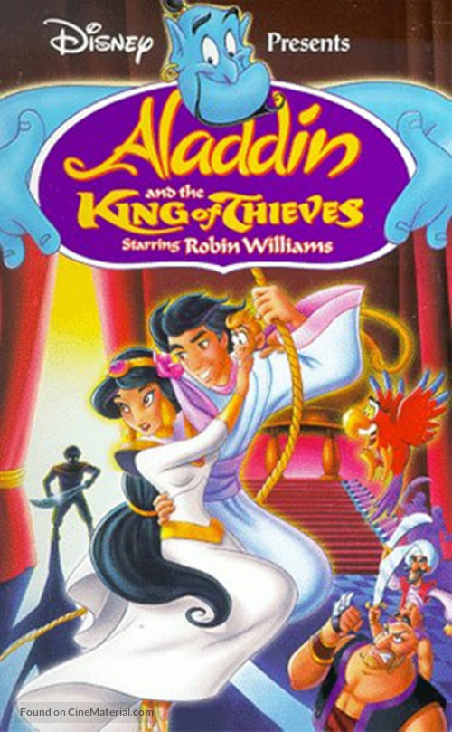 Aladdin And The King Of Thieves - VHS movie cover