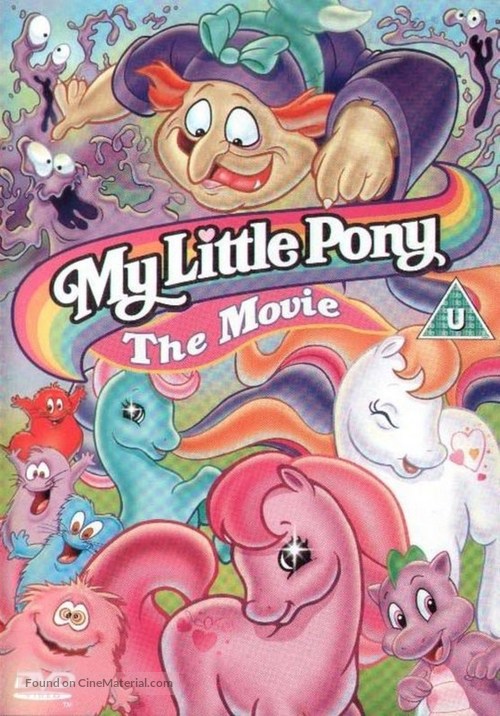 My Little Pony: The Movie - British DVD movie cover