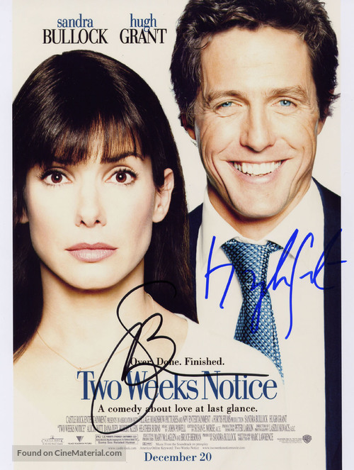 Two Weeks Notice - Movie Poster