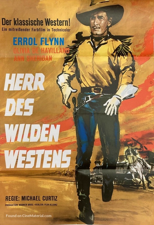 Dodge City - German Re-release movie poster