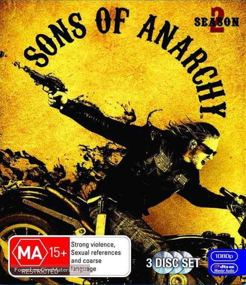 &quot;Sons of Anarchy&quot; - Australian Blu-Ray movie cover