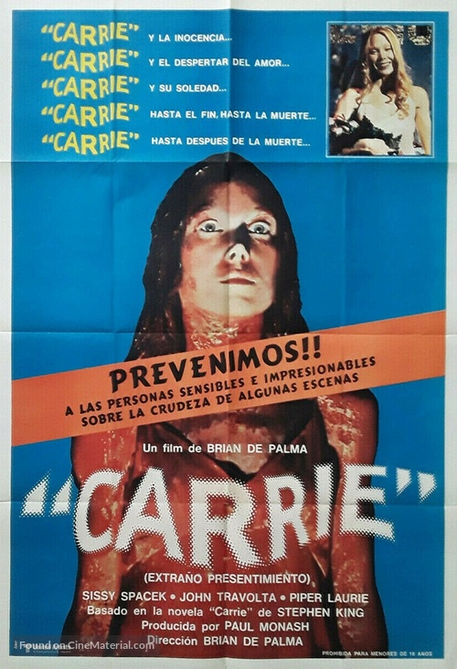 Carrie - Argentinian Movie Poster