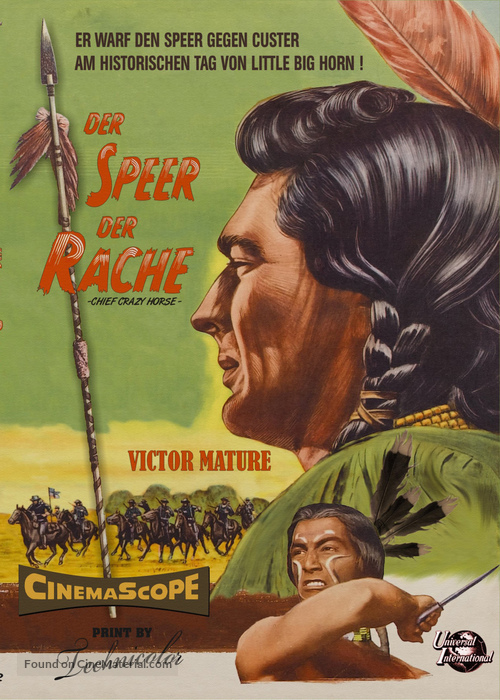 Chief Crazy Horse - German Movie Poster