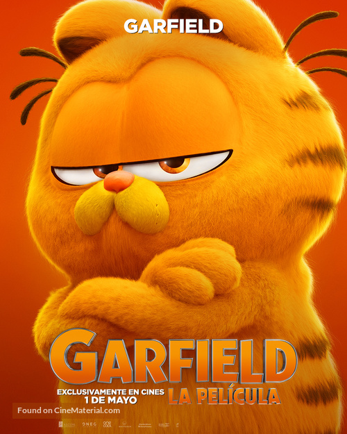 The Garfield Movie - Spanish Movie Poster