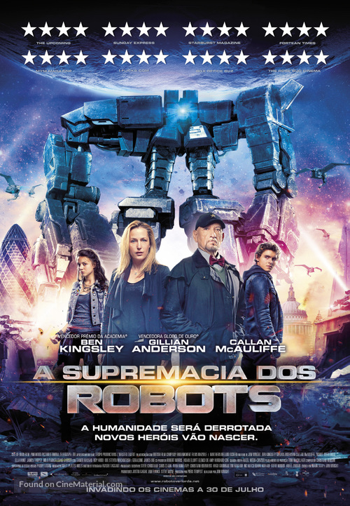 Robot Overlords - Portuguese Movie Poster