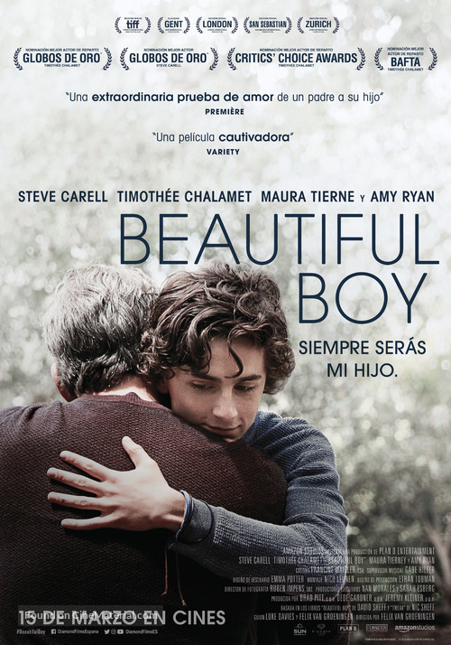 Beautiful Boy - Spanish Movie Poster