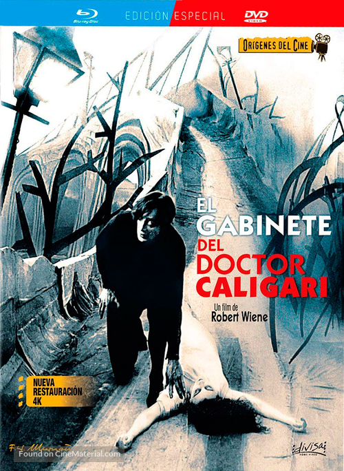 Das Cabinet des Dr. Caligari. - Spanish Movie Cover