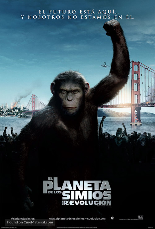 Rise of the Planet of the Apes - Mexican Movie Poster
