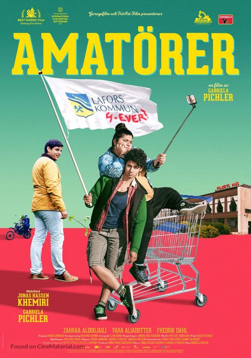 Amat&ouml;rer - Swedish Movie Poster