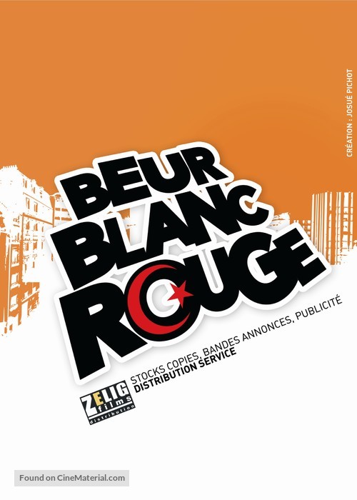 Beur blanc rouge - French poster