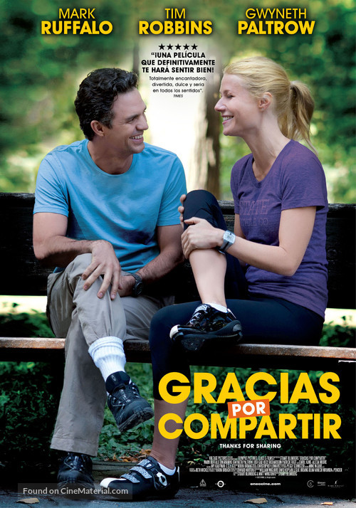 Thanks for Sharing - Uruguayan Movie Poster