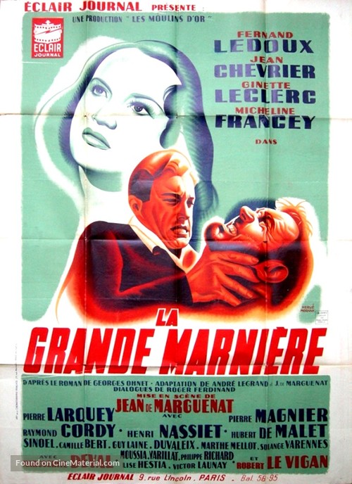 La grande marni&egrave;re - French Movie Poster
