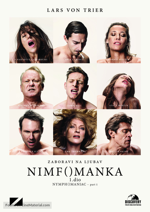 Nymphomaniac - Croatian DVD movie cover