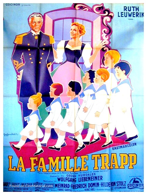 Die Trapp-Familie - French Movie Poster