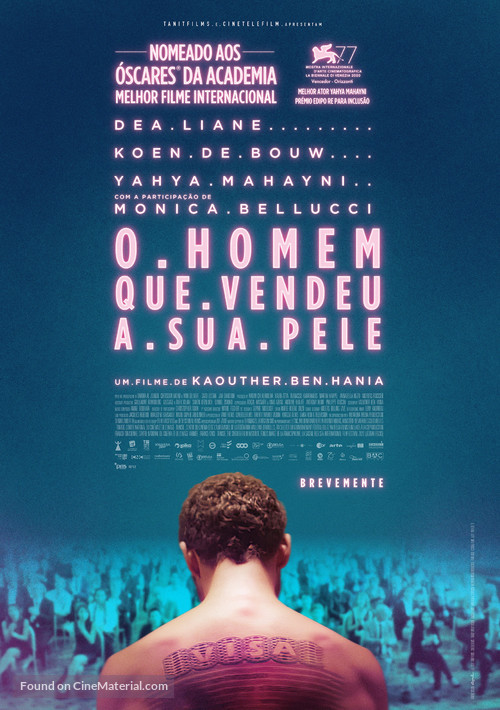 The Man Who Sold His Skin - Portuguese Movie Poster