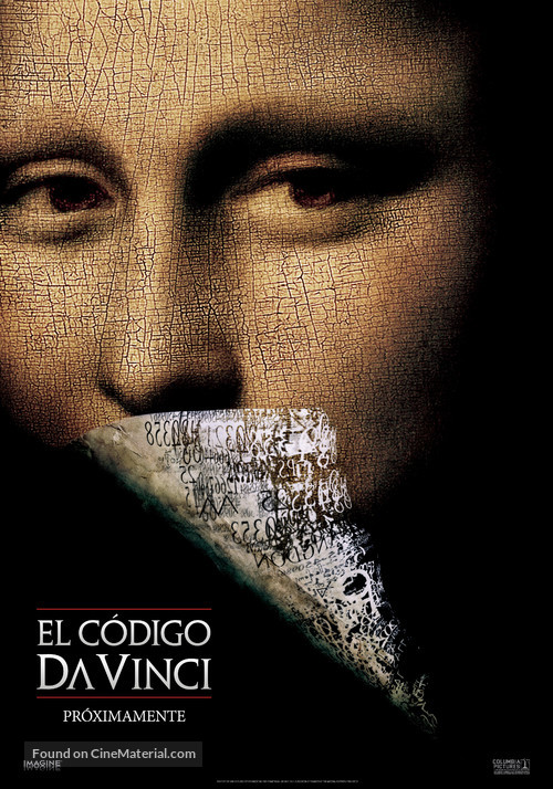 The Da Vinci Code - Argentinian Movie Poster