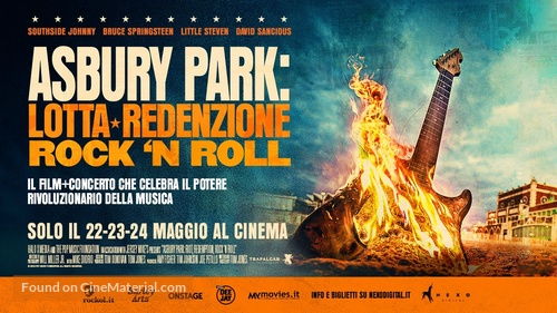 Asbury Park: Riot, Redemption, Rock &amp; Roll - Italian Movie Poster