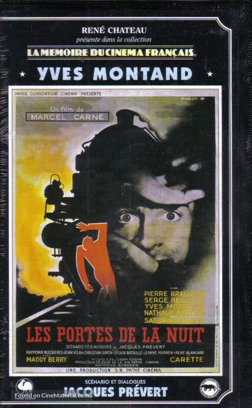 Portes de la nuit, Les - French VHS movie cover