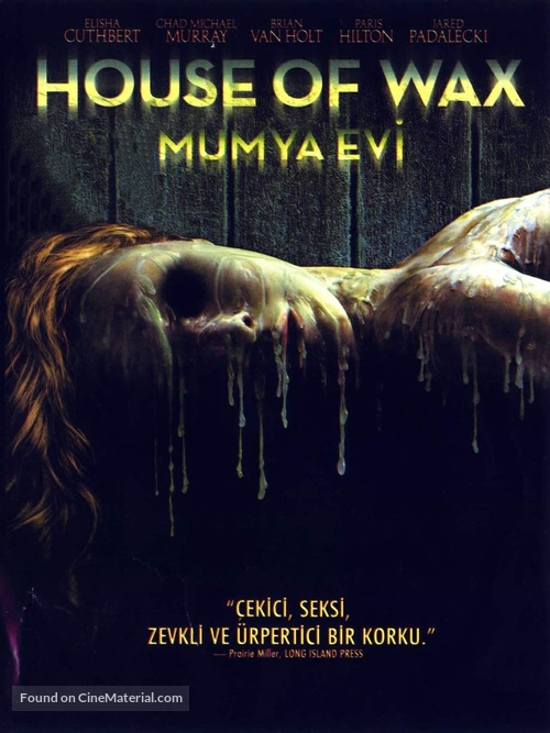 House of Wax - Turkish Movie Cover