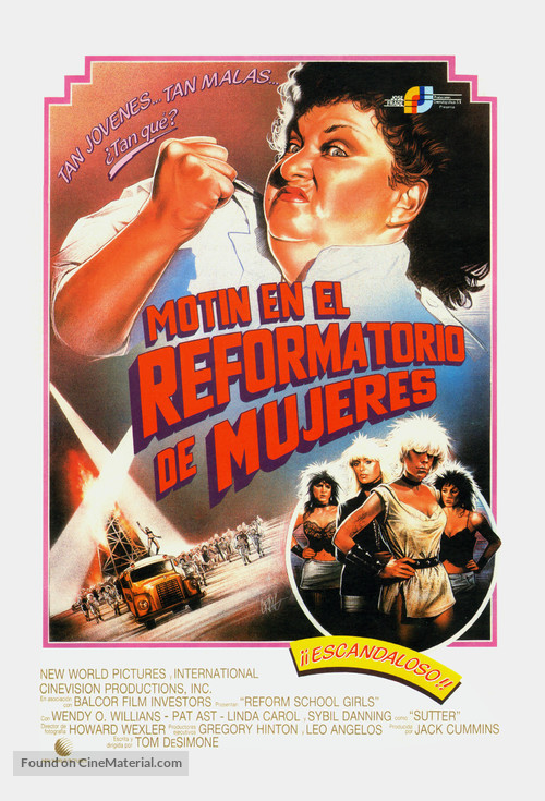 Reform School Girls - Spanish Movie Poster