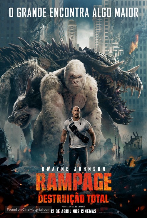 Rampage - Brazilian Movie Poster
