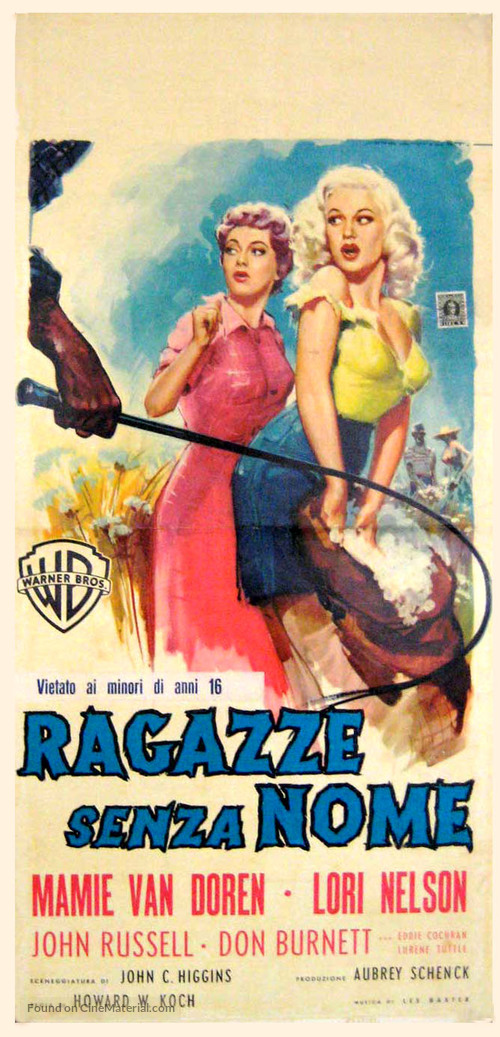 Untamed Youth - Italian Movie Poster