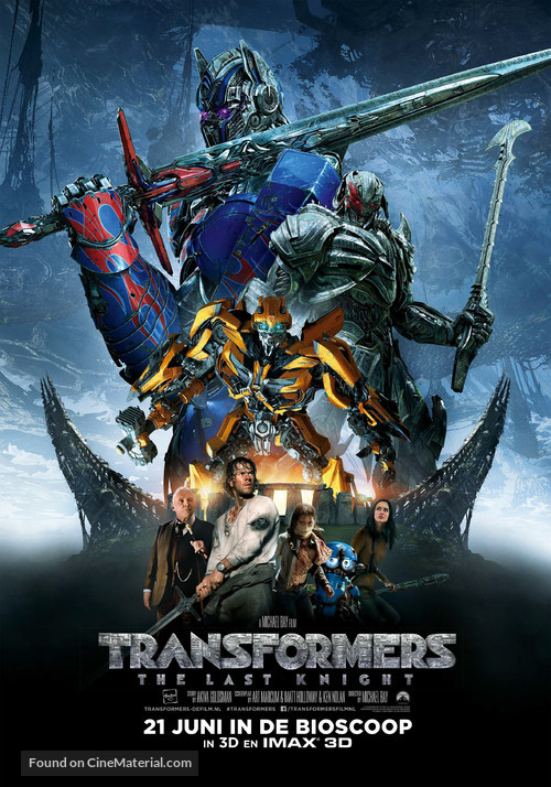 Transformers: The Last Knight - Dutch Movie Poster