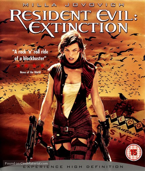 Resident Evil: Extinction - British Movie Cover