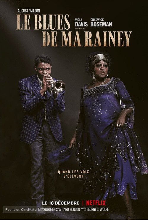 Ma Rainey&#039;s Black Bottom - French Movie Poster