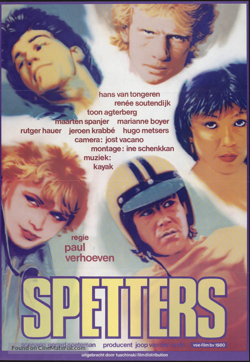 Spetters - Dutch Movie Poster