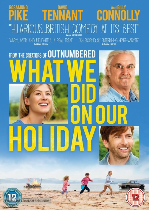 What We Did on Our Holiday - British DVD movie cover