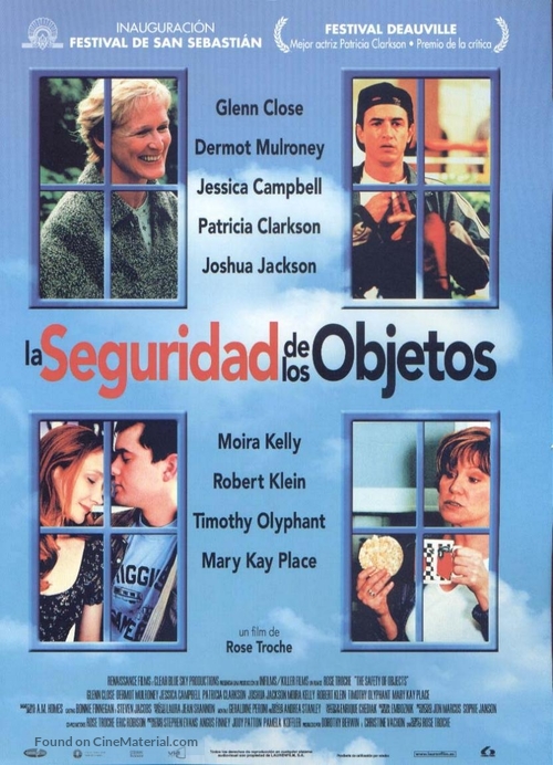 The Safety of Objects - Spanish Movie Poster