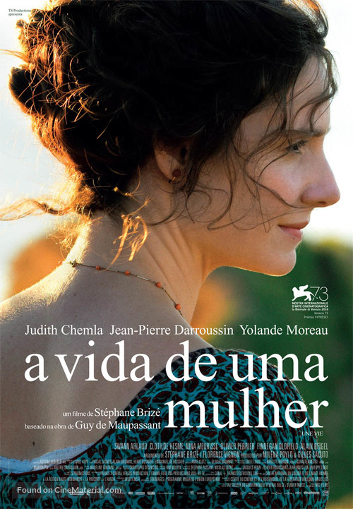 Une vie - Portuguese Movie Poster