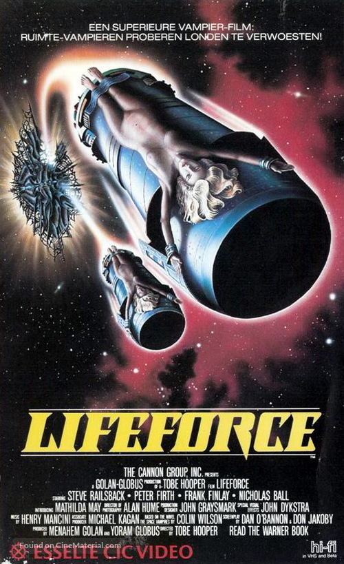 Lifeforce - Dutch VHS movie cover