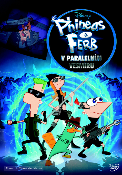 Phineas and Ferb: Across the Second Dimension - Czech DVD movie cover