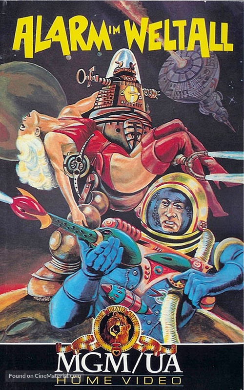Forbidden Planet - German VHS movie cover