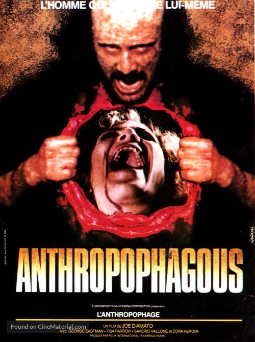 Antropophagus - French Movie Poster
